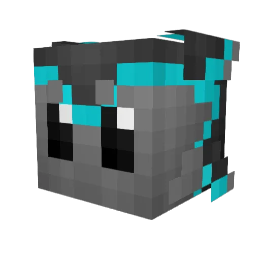 xombie2007_YT Minecraft avatar head, 3D render