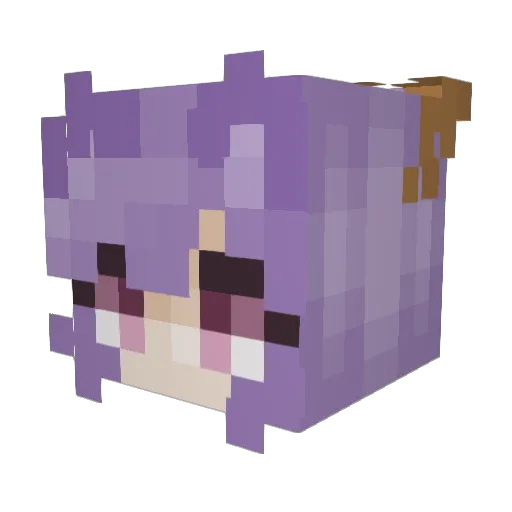 xomotion Minecraft avatar head, 3D render