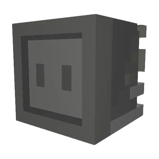 xongsh Minecraft avatar head, 3D render