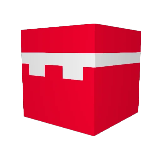 xoodev Minecraft avatar head, 3D render