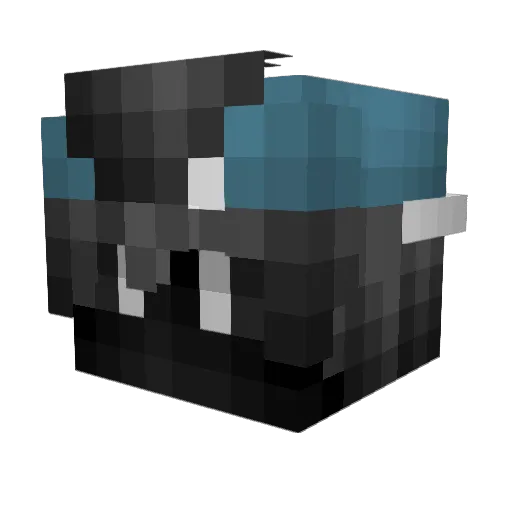 xophishox Minecraft avatar head, 3D render