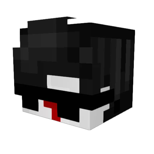 xorum Minecraft avatar head, 3D render