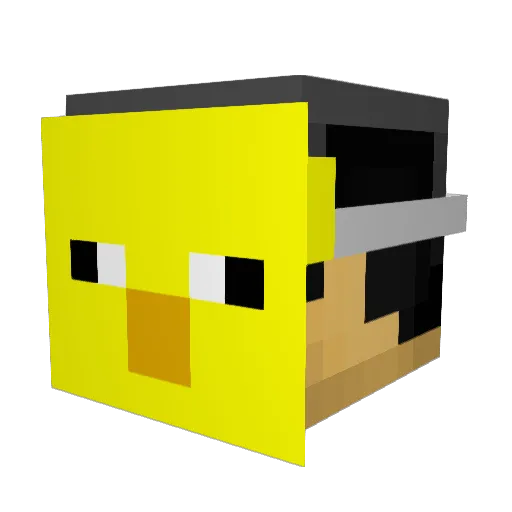 xoryk76 Minecraft avatar head, 3D render