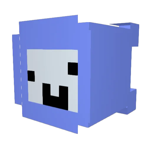 xosimon Minecraft avatar head, 3D render