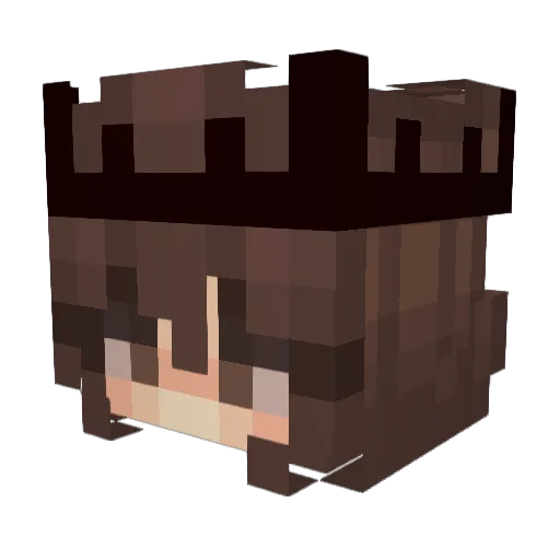 xoskyo Minecraft avatar head, 3D render