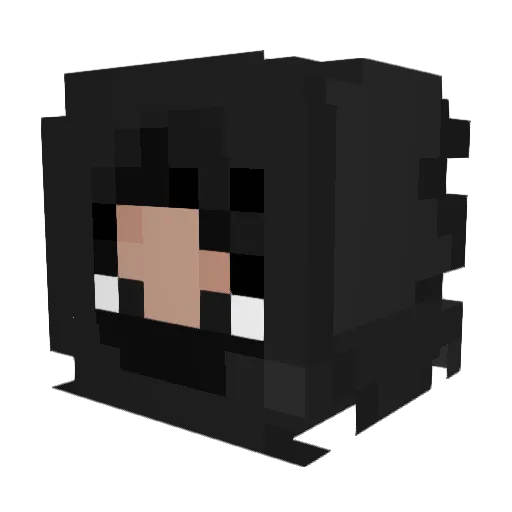 xoto15 Minecraft avatar head, 3D render