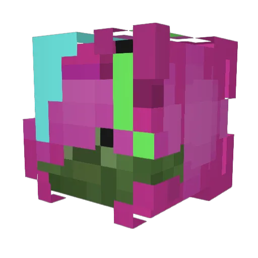 xottycc Minecraft avatar head, 3D render