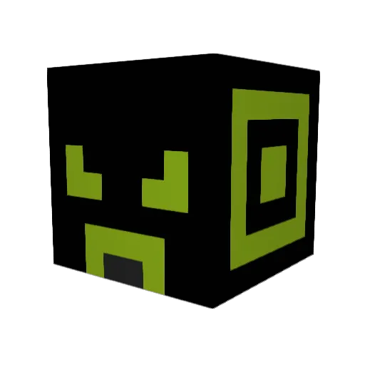 xouteur Minecraft avatar head, 3D render