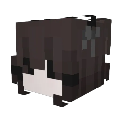 xovena Minecraft avatar head, 3D render