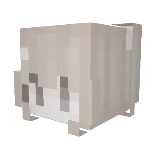 xovixao Minecraft avatar head, 3D render