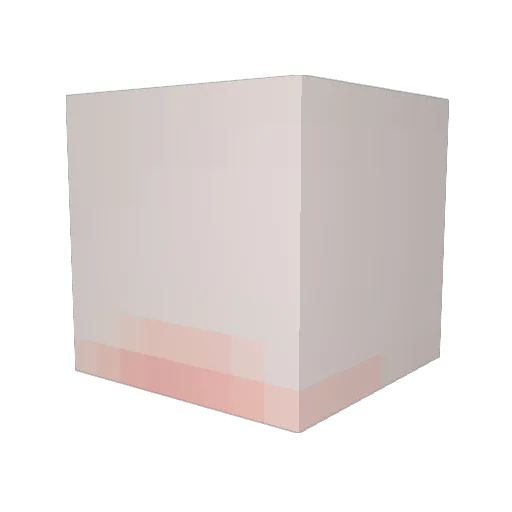 xowho_ Minecraft avatar head, 3D render