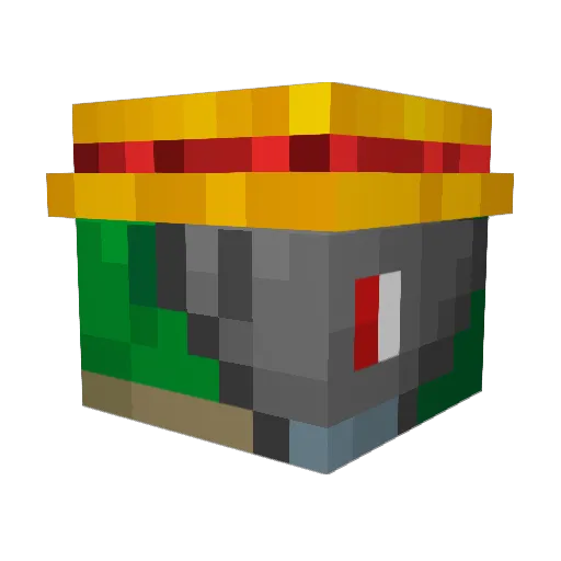 xoxmat01 Minecraft avatar head, 3D render
