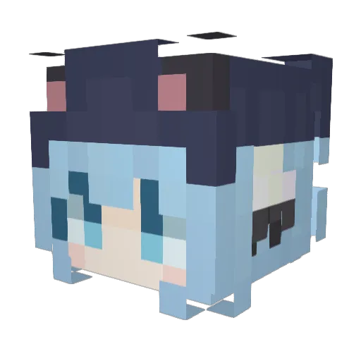 xoxo_67 Minecraft avatar head, 3D render