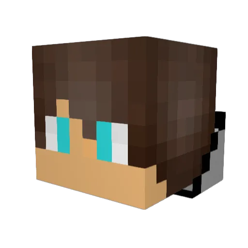 xoxsmileyxox Minecraft avatar head, 3D render
