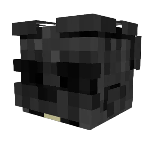 xoxzaya Minecraft avatar head, 3D render