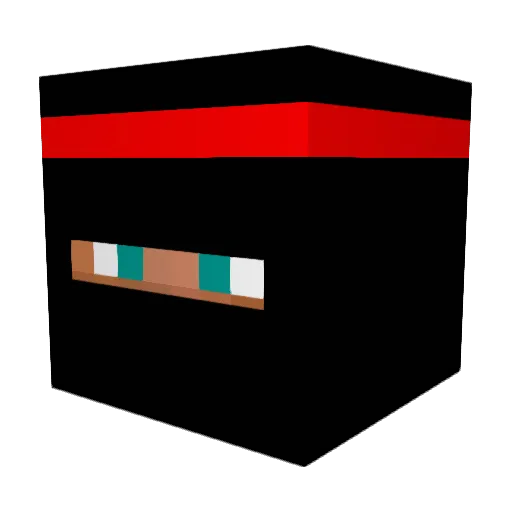 xoyyy Minecraft avatar head, 3D render