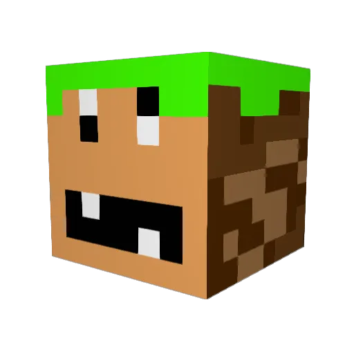 xozgaming Minecraft avatar head, 3D render
