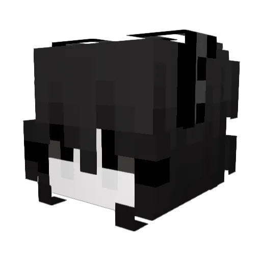 xozxgg Minecraft avatar head, 3D render