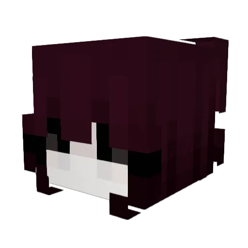 xp2alex Minecraft avatar head, 3D render