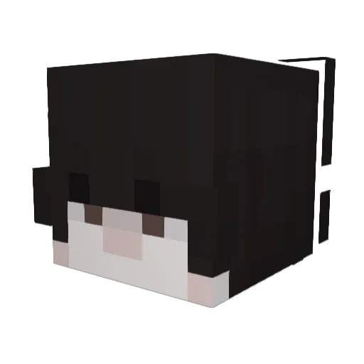 xpAnt Minecraft avatar head, 3D render