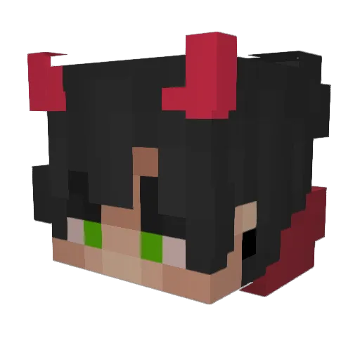 xpandarojox Minecraft avatar head, 3D render