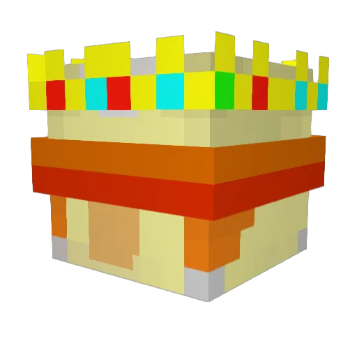 xparot Minecraft avatar head, 3D render