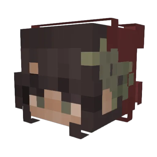 xphoenixx12 Minecraft avatar head, 3D render