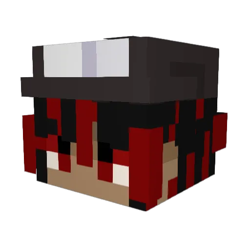 xpiercedprincesx Minecraft avatar head, 3D render