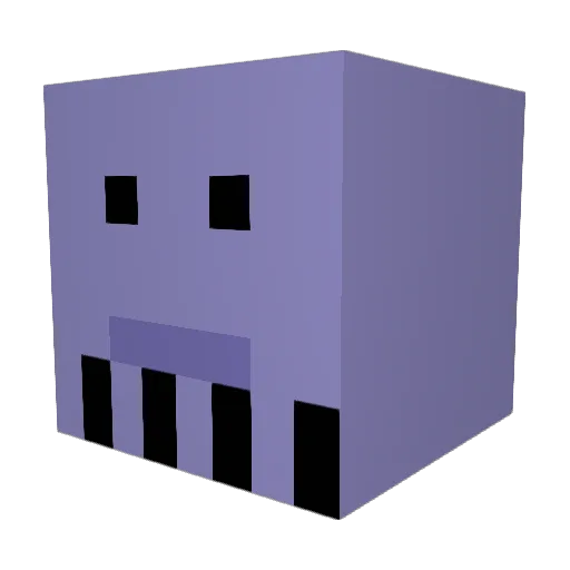 xprotox Minecraft avatar head, 3D render