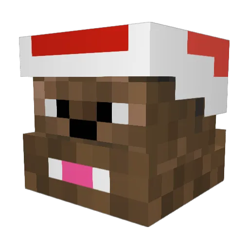 xpvr12 Minecraft avatar head, 3D render