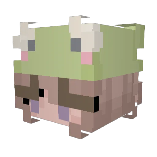 xqueenA Minecraft avatar head, 3D render