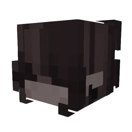 xqwk Minecraft avatar head, 3D render