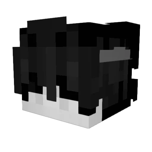 xqwll Minecraft avatar head, 3D render