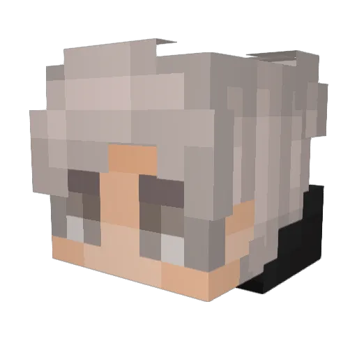 xrafael27 Minecraft avatar head, 3D render
