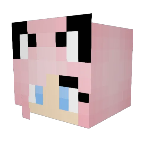 xragex0 Minecraft avatar head, 3D render