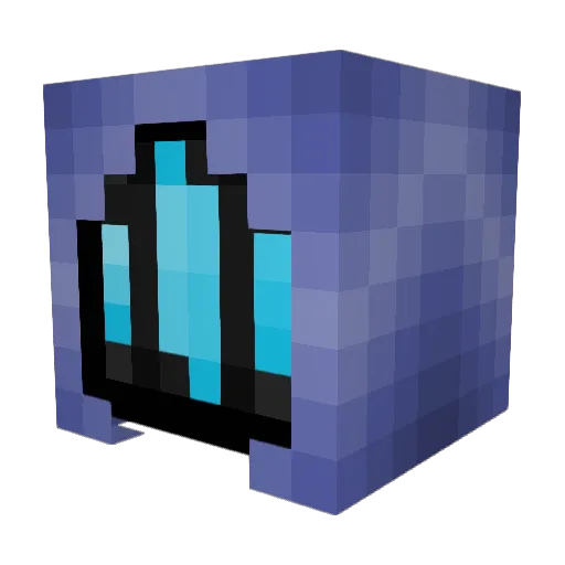 xraphhy Minecraft avatar head, 3D render