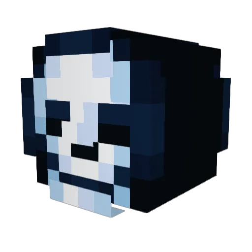xray2757 Minecraft avatar head, 3D render