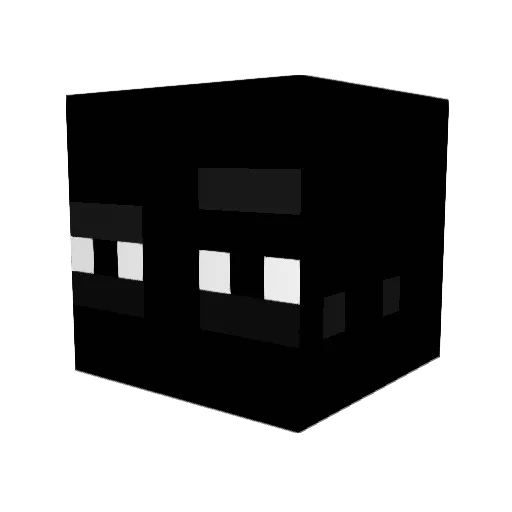 xrayahx Minecraft avatar head, 3D render