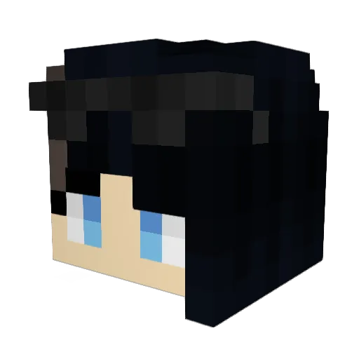xrayz12 Minecraft avatar head, 3D render