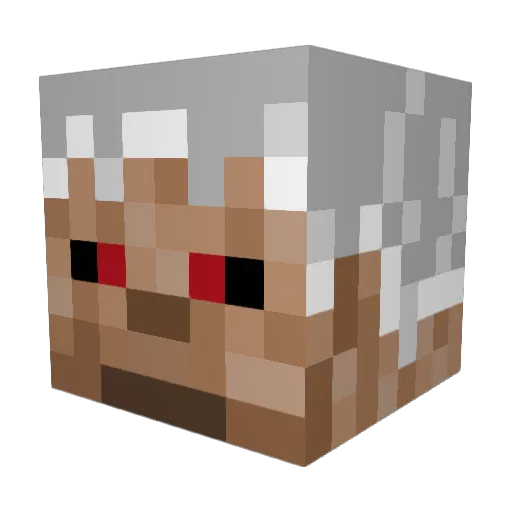 xrey46484 Minecraft avatar head, 3D render