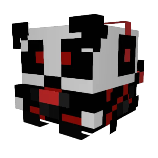 xrl21x Minecraft avatar head, 3D render