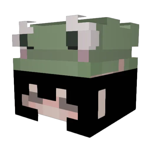 xrmxmslxvxr Minecraft avatar head, 3D render