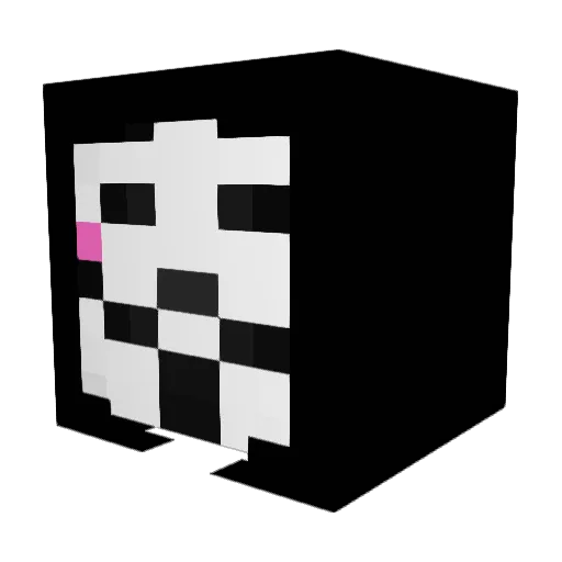 xroe1 Minecraft avatar head, 3D render