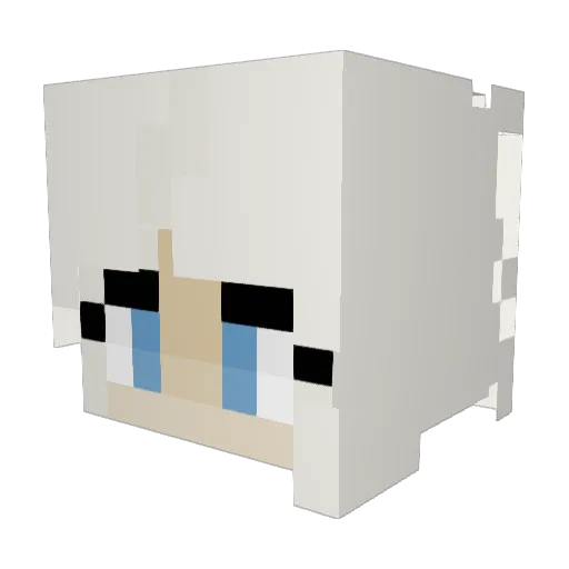 xroguelionx Minecraft avatar head, 3D render