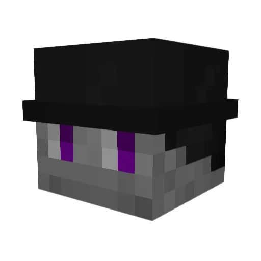 xrrq Minecraft avatar head, 3D render