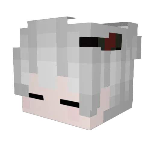 xrt Minecraft avatar head, 3D render