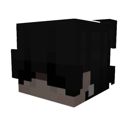 xryquz Minecraft avatar head, 3D render