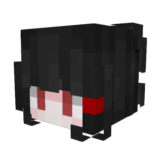 xrys520 Minecraft avatar head, 3D render