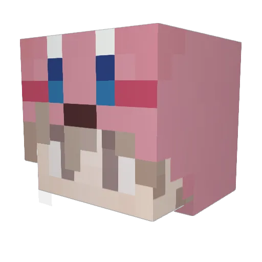 xryyy71 Minecraft avatar head, 3D render