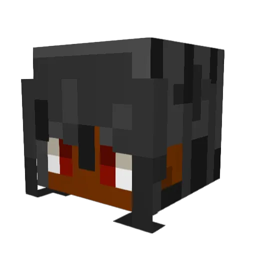 xsainttt Minecraft avatar head, 3D render